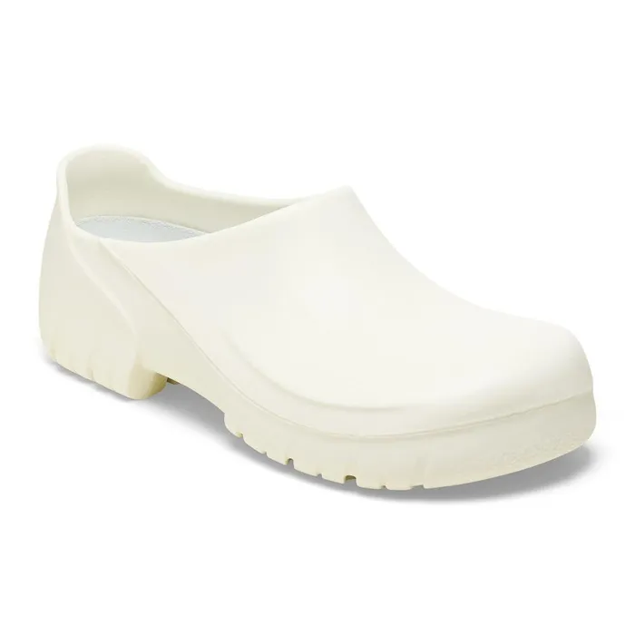 WomenMen Birkenstock Clogs A640 Steel Toe White