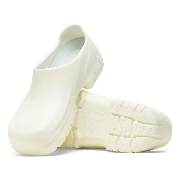 WomenMen Birkenstock Clogs A640 Steel Toe White