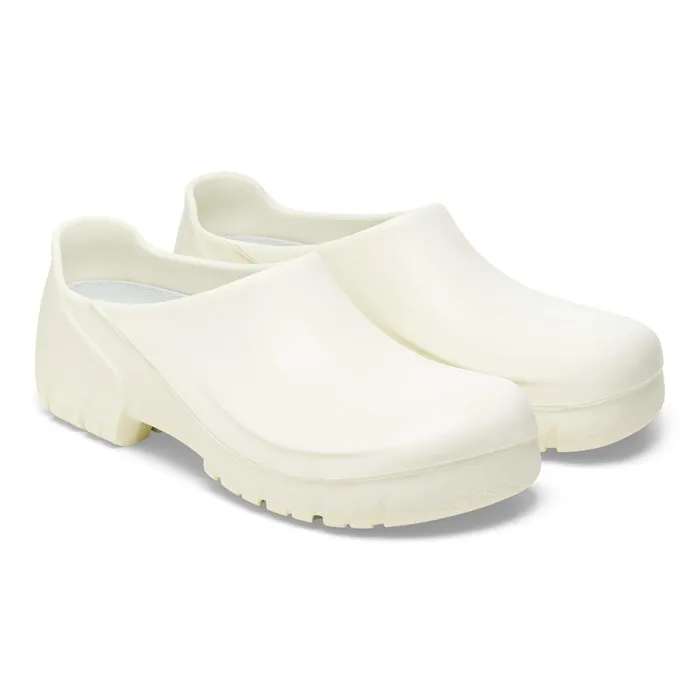 WomenMen Birkenstock Clogs A640 Steel Toe White