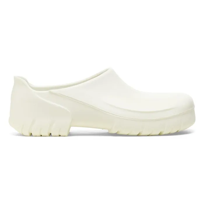 WomenMen Birkenstock Clogs A640 Steel Toe White