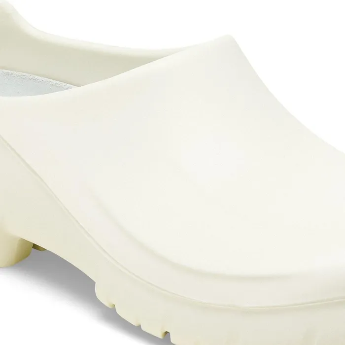 WomenMen Birkenstock Clogs A640 Steel Toe White