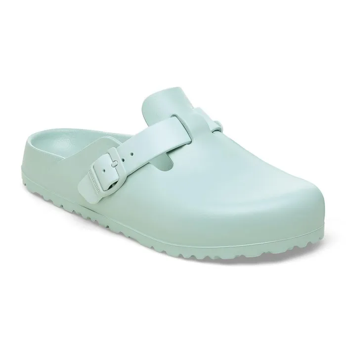 WomenMen Birkenstock Clogs Boston Essentials Surf Green