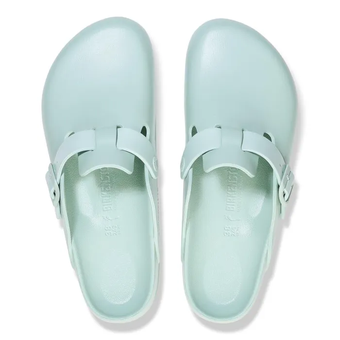 WomenMen Birkenstock Clogs Boston Essentials Surf Green