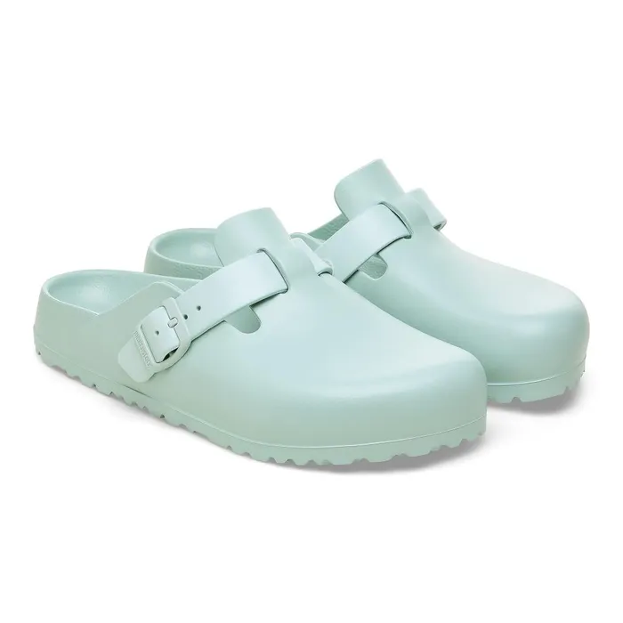WomenMen Birkenstock Clogs Boston Essentials Surf Green