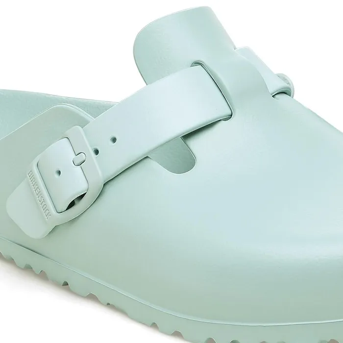 WomenMen Birkenstock Clogs Boston Essentials Surf Green