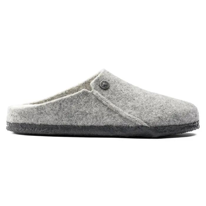WomenMen Birkenstock Clogs Zermatt Shearling Light Gray