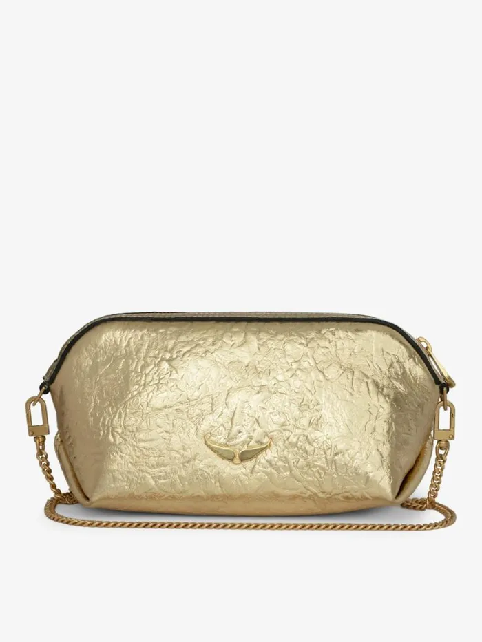 WomenMen Zadig and Voltaire Clutches Cecilia Lovely Bag Gold