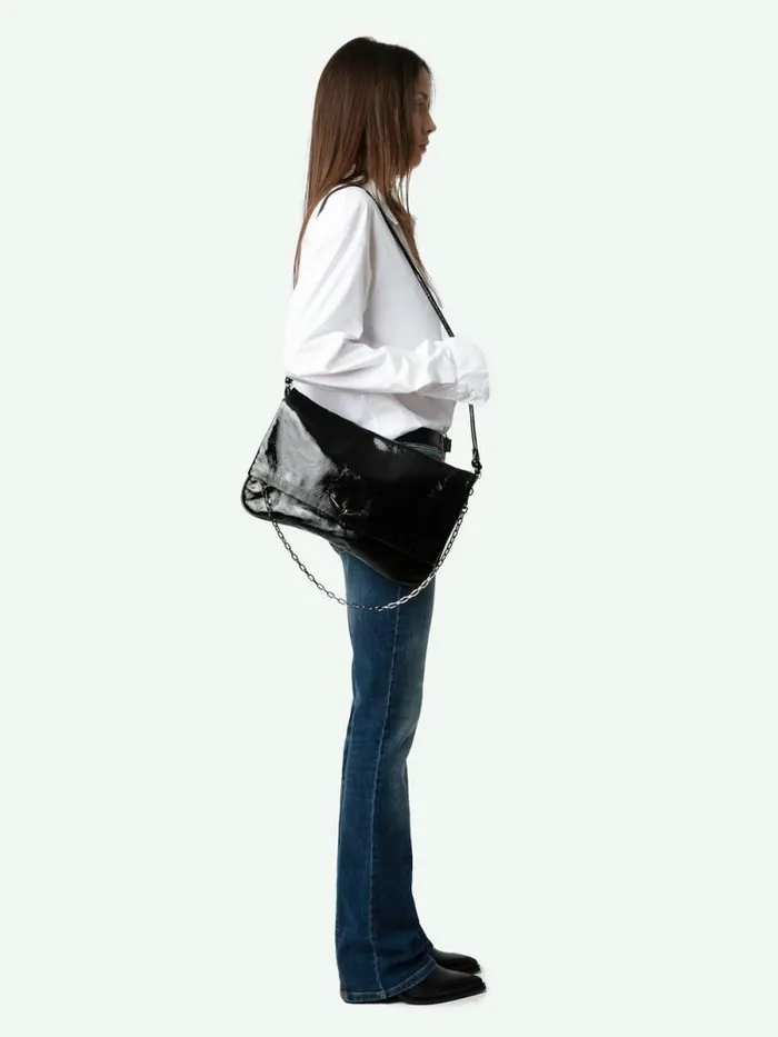 WomenMen Zadig and Voltaire Clutches Rock Eternal XL Clutch Black WomenMen Zadig and Voltaire Clutches Rock Eternal XL Clutch Black