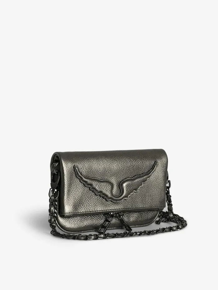 WomenMen Zadig and Voltaire Mini Bags Rock Nano Clutch Gun WomenMen Zadig and Voltaire Mini Bags Rock Nano Clutch Gun