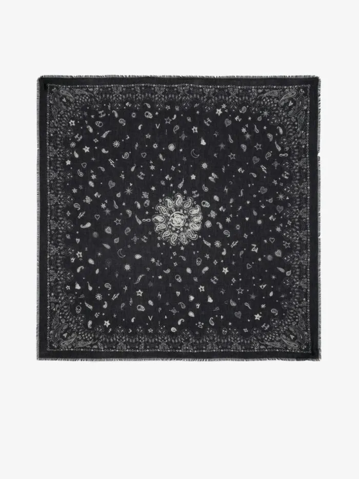 WomenMen Zadig and Voltaire Scarves Maddie Scarf Black