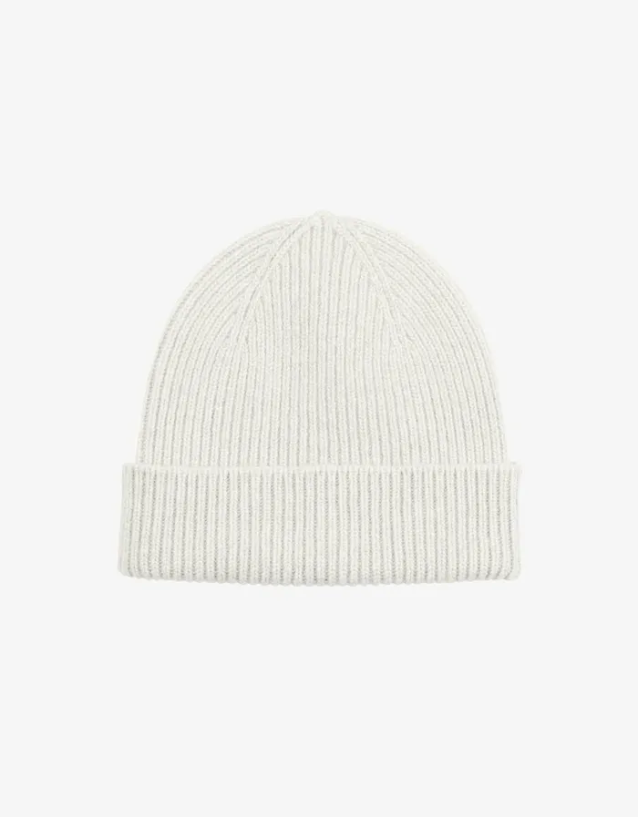 Women Merino Wool Beanie Optical White Colorful Standard Beanies