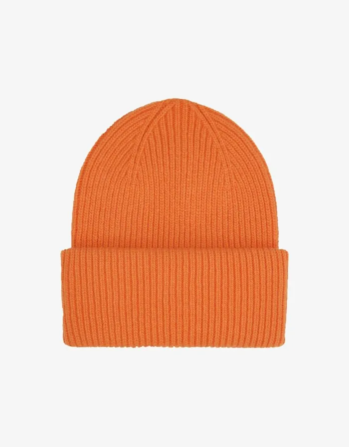 Women Merino Wool Hat Burned Orange Colorful Standard Hats