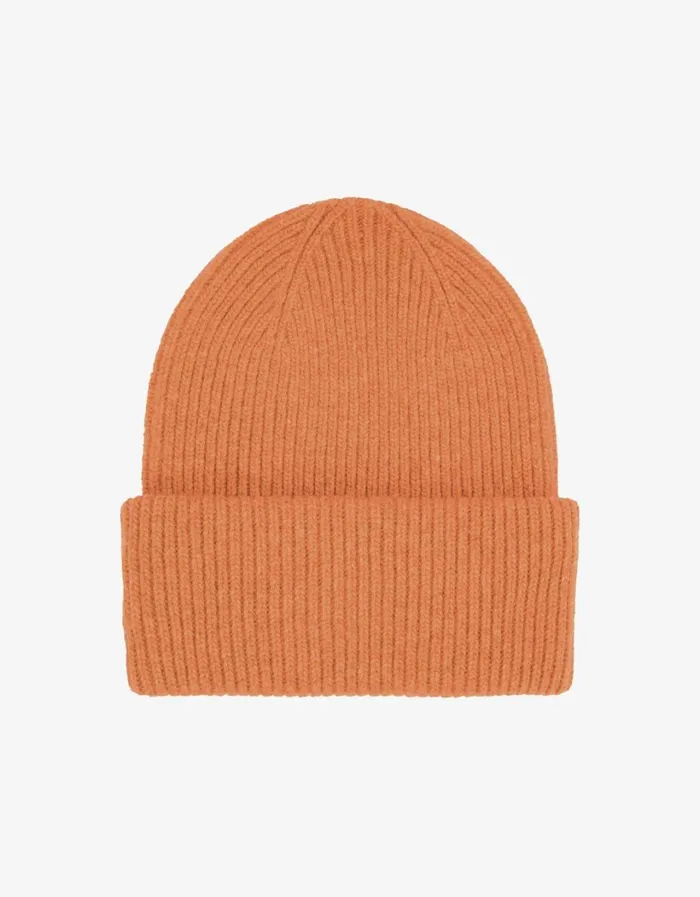 Women Merino Wool Hat Sandstone Orange Colorful Standard Hats