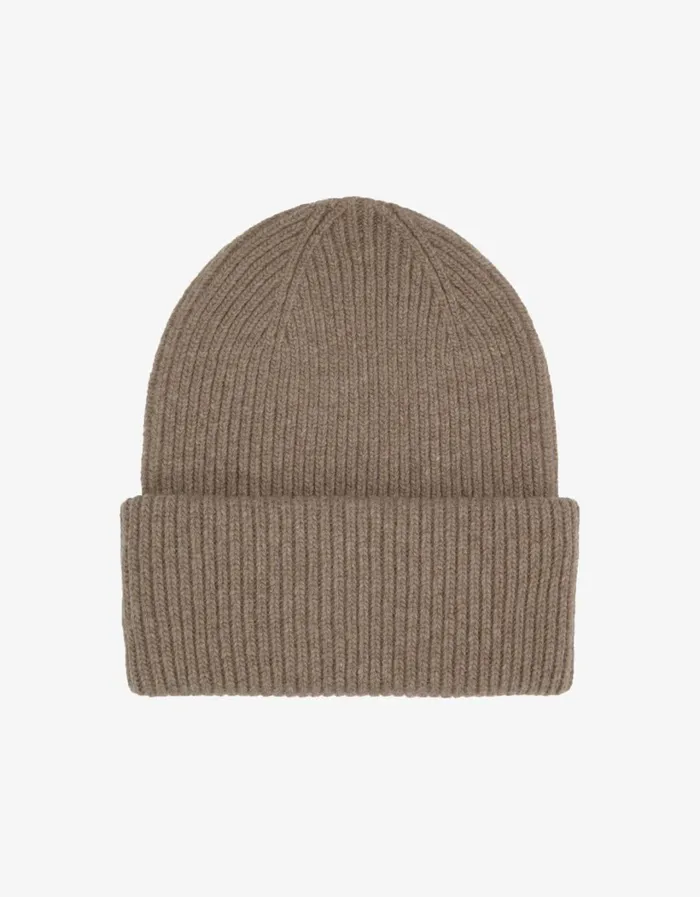 Women Merino Wool Hat Warm Taupe Colorful Standard Hats