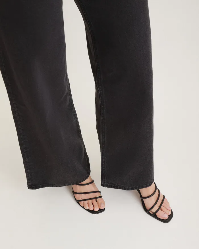 Women MID SANDALS jomercer Naomi mid heel sandals black leather Women MID SANDALS jomercer Naomi mid heel sandals black leather