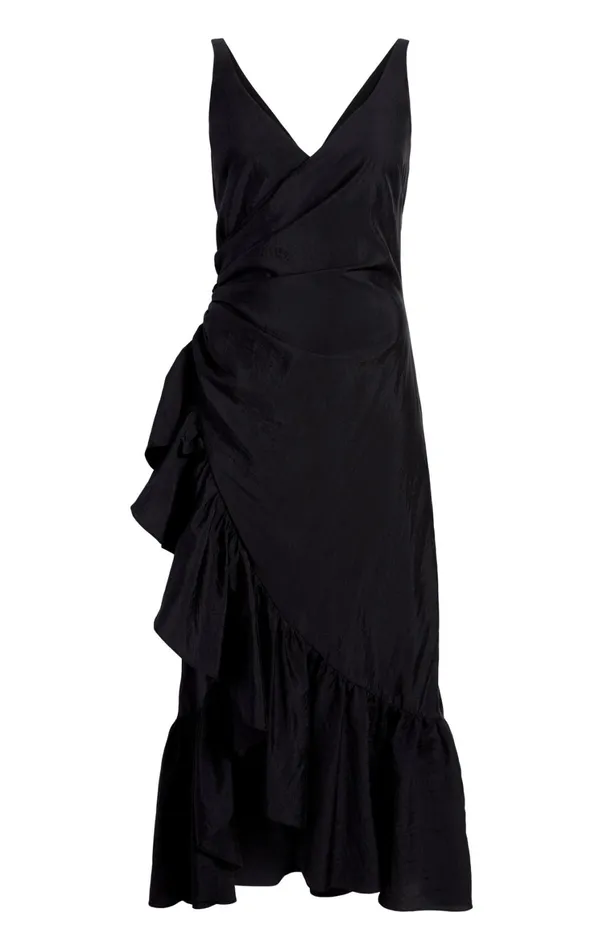 Women Midi Cinq Sept Mimi Dress Black