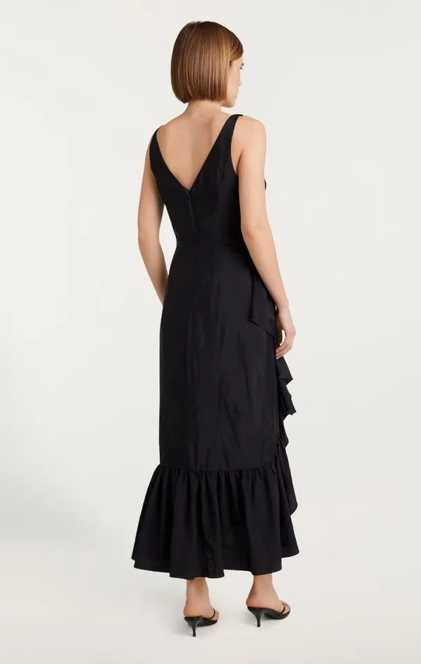 Women Midi Cinq Sept Mimi Dress Black