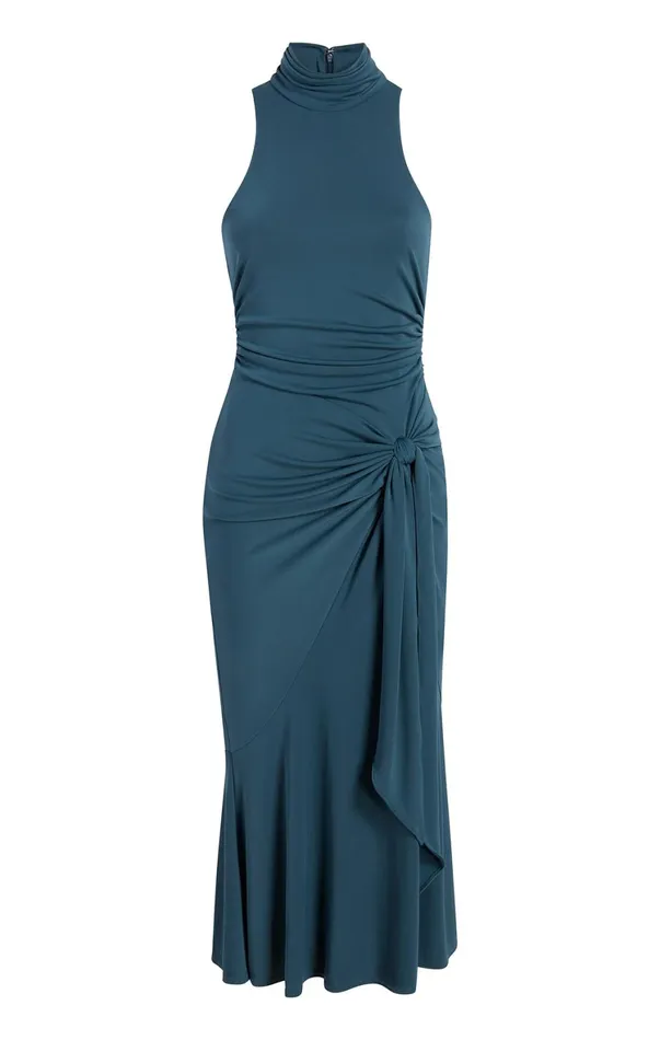 Women Midi Cinq Sept Rori Dress Onyx