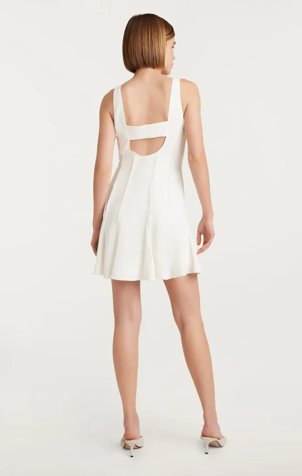 Women Mini Cinq Sept Brantley Dress Ivory