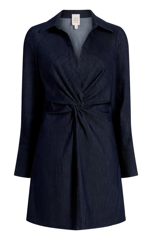 Women Mini Cinq Sept Denim Mckenna Dress Indigo