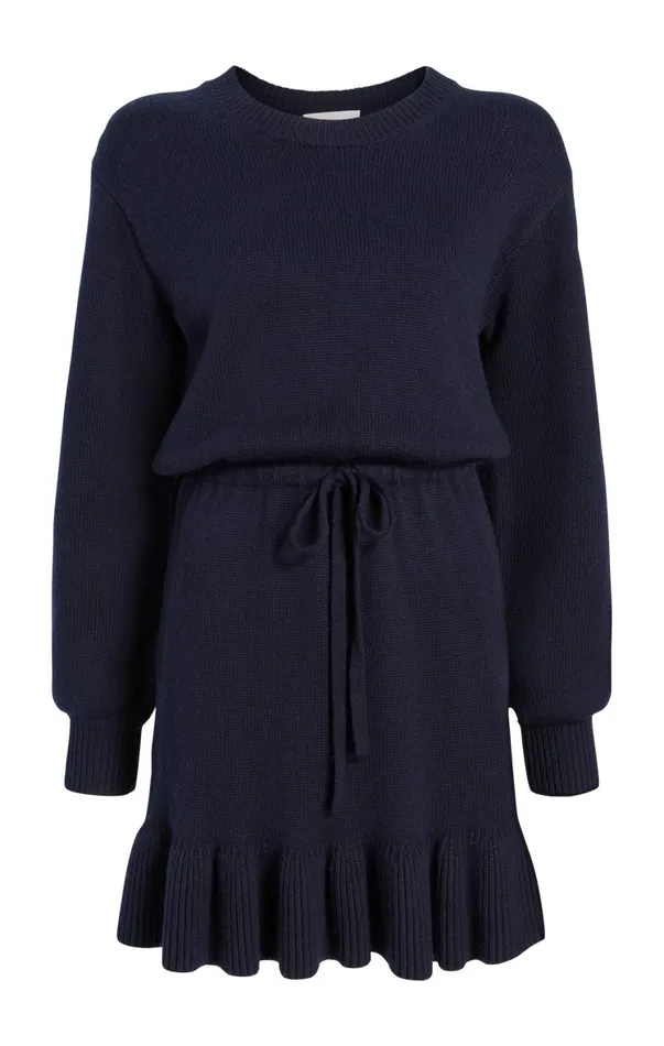Women Mini Cinq Sept Kiana Dress Navy