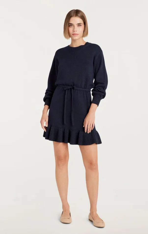 Women Mini Cinq Sept Kiana Dress Navy