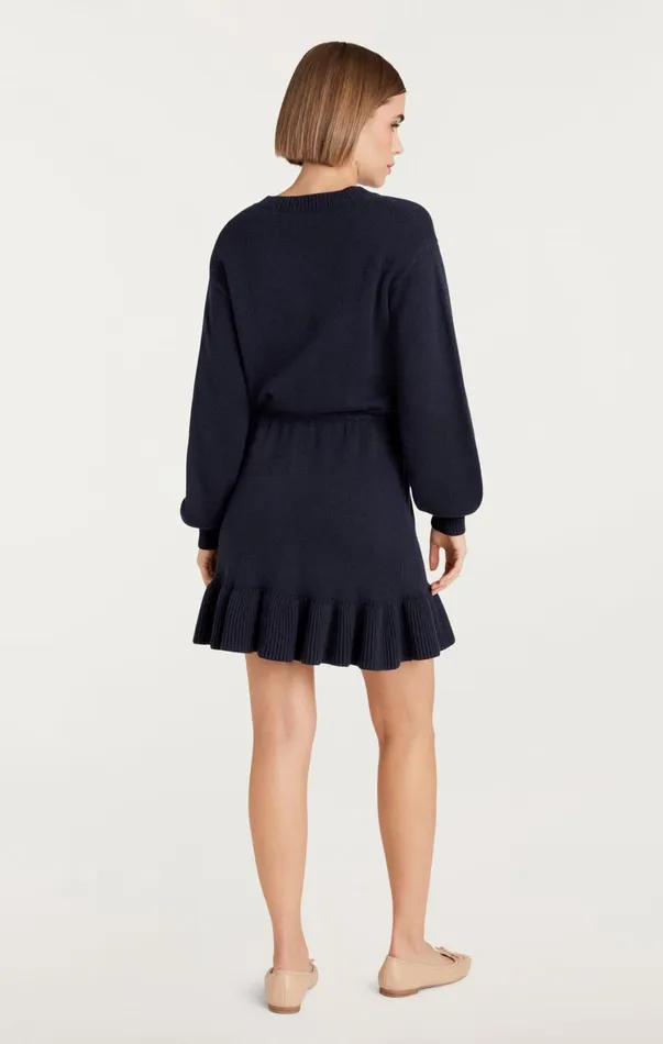 Women Mini Cinq Sept Kiana Dress Navy