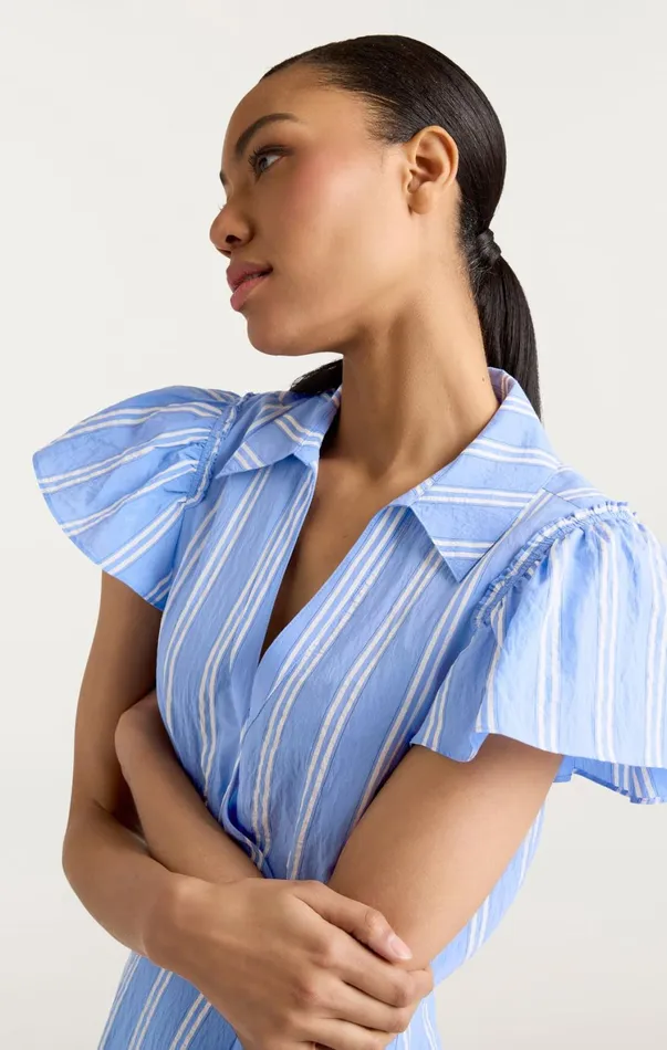 Women Mini Cinq Sept Mini Lila Dress Oxford Blue