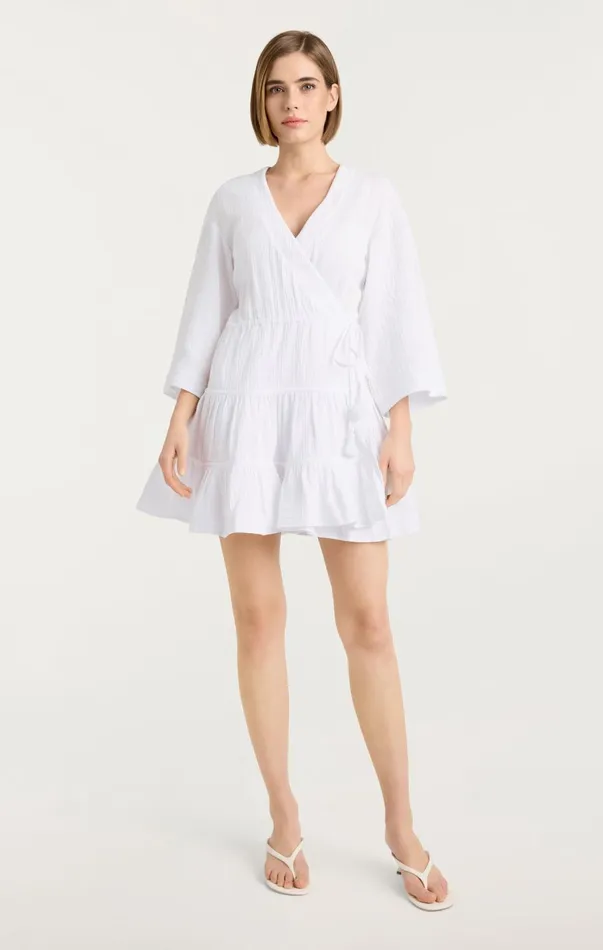 Women Mini Cinq Sept Mini Torey Dress White
