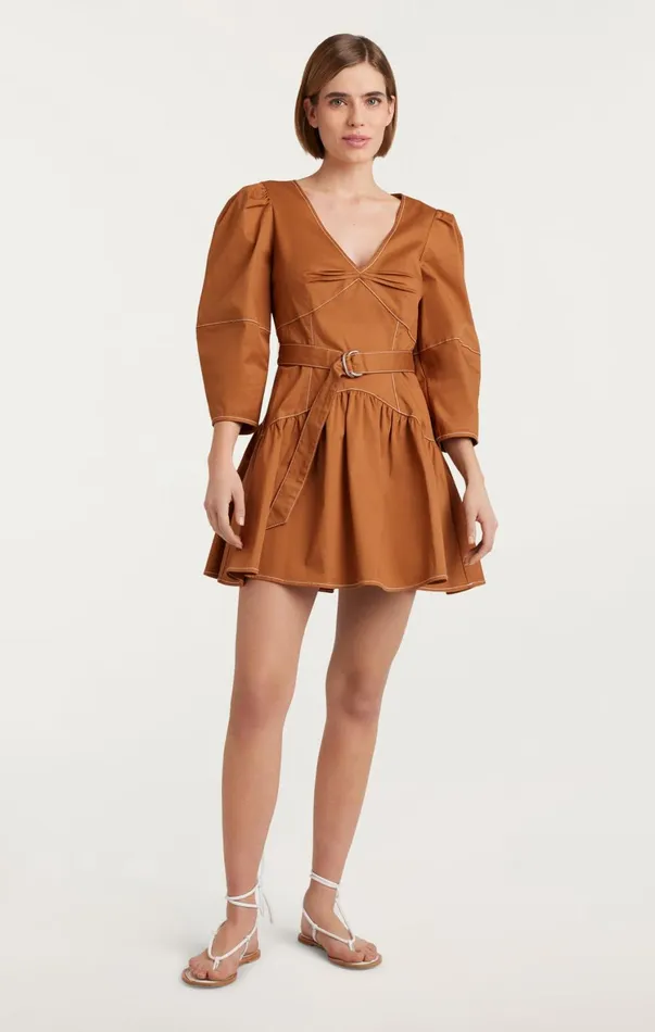 Women Mini Cinq Sept Siene Dress Baked Cookie