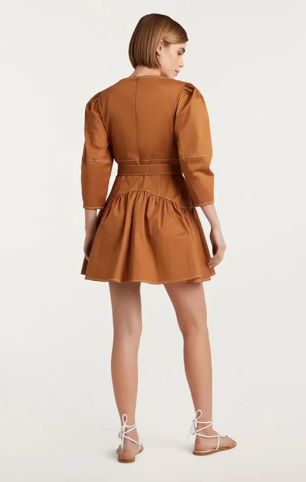 Women Mini Cinq Sept Siene Dress Baked Cookie