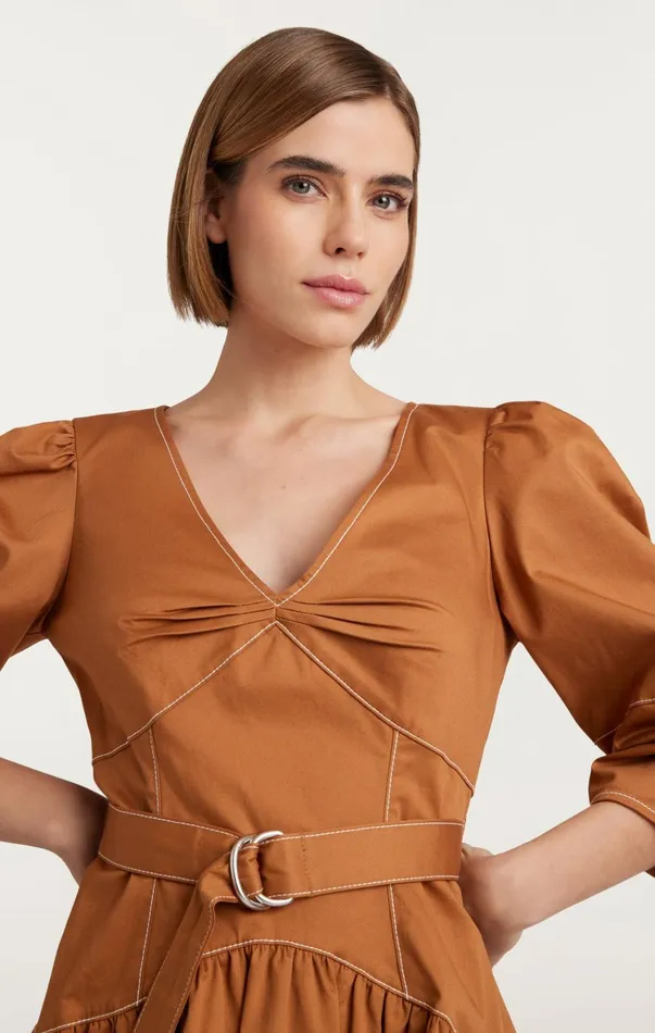 Women Mini Cinq Sept Siene Dress Baked Cookie