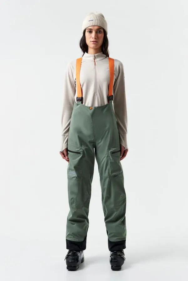 Women MtnX Treeline 3L Light BibDark Leaf Orage Pants