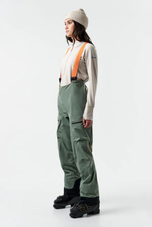 Women MtnX Treeline 3L Light BibDark Leaf Orage Pants