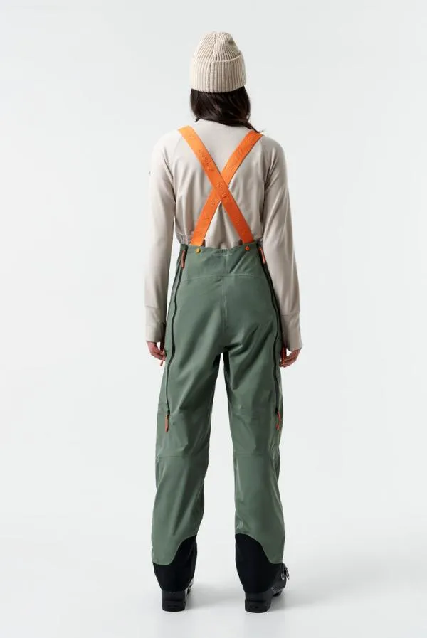 Women MtnX Treeline 3L Light BibDark Leaf Orage Pants