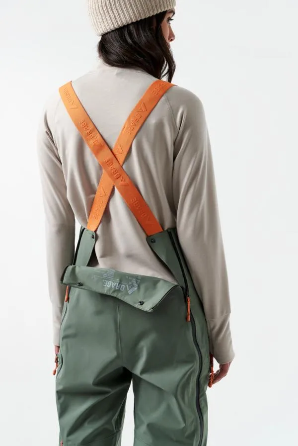 Women MtnX Treeline 3L Light BibDark Leaf Orage Pants