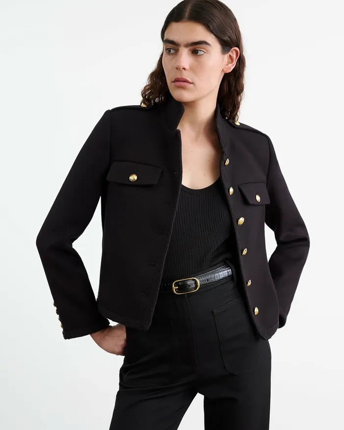 Women Nili Lotan BRIELLA JACKET Black Jackets and Blazers