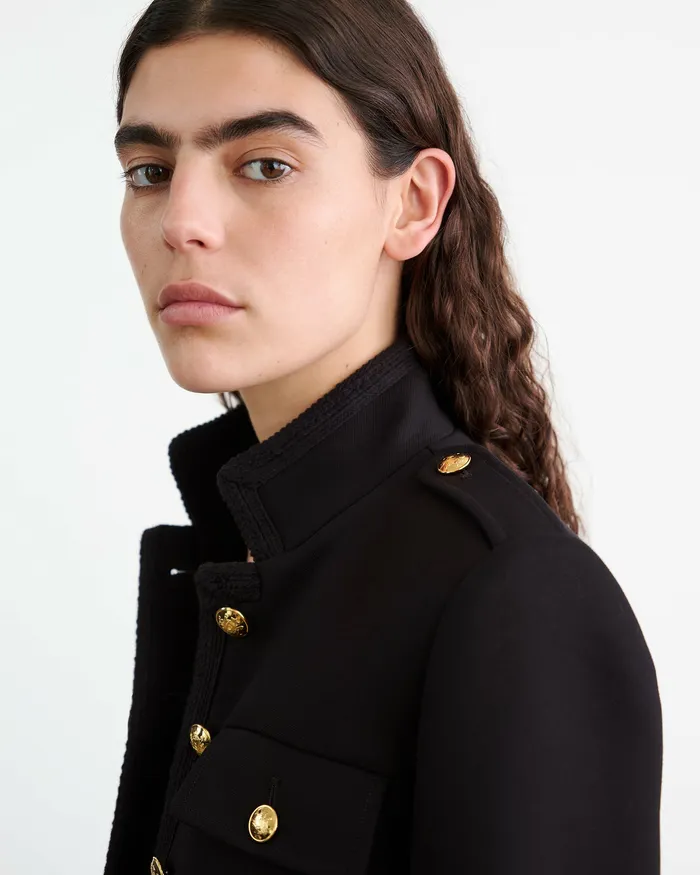 Women Nili Lotan BRIELLA JACKET Black Jackets and Blazers