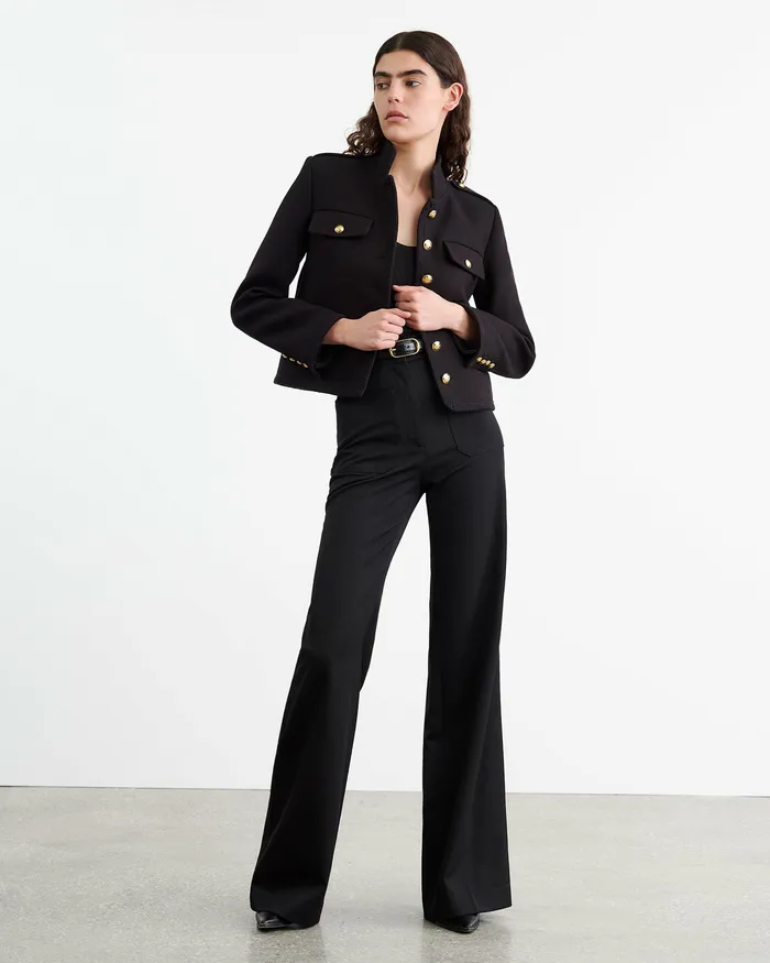 Women Nili Lotan BRIELLA JACKET Black Jackets and Blazers
