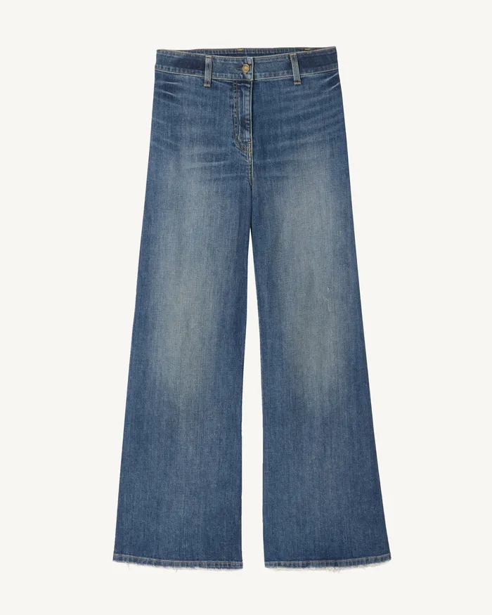 Women Nili Lotan MEGAN JEAN Classic Wash Denim