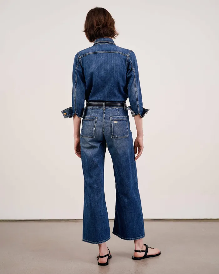 Women Nili Lotan MEGAN JEAN Classic Wash Denim