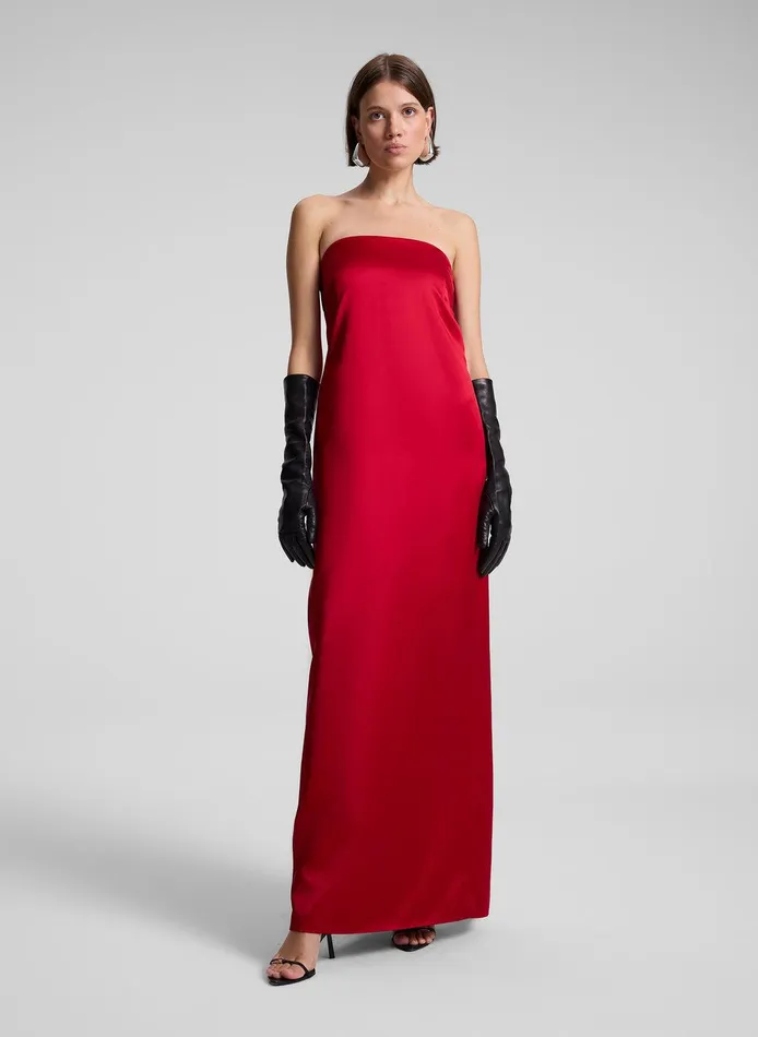 Women Noah Leather Gloves Nero ALC Accessories