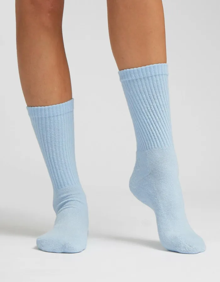 Women Organic Active Sock Emerald Green Colorful Standard Socks