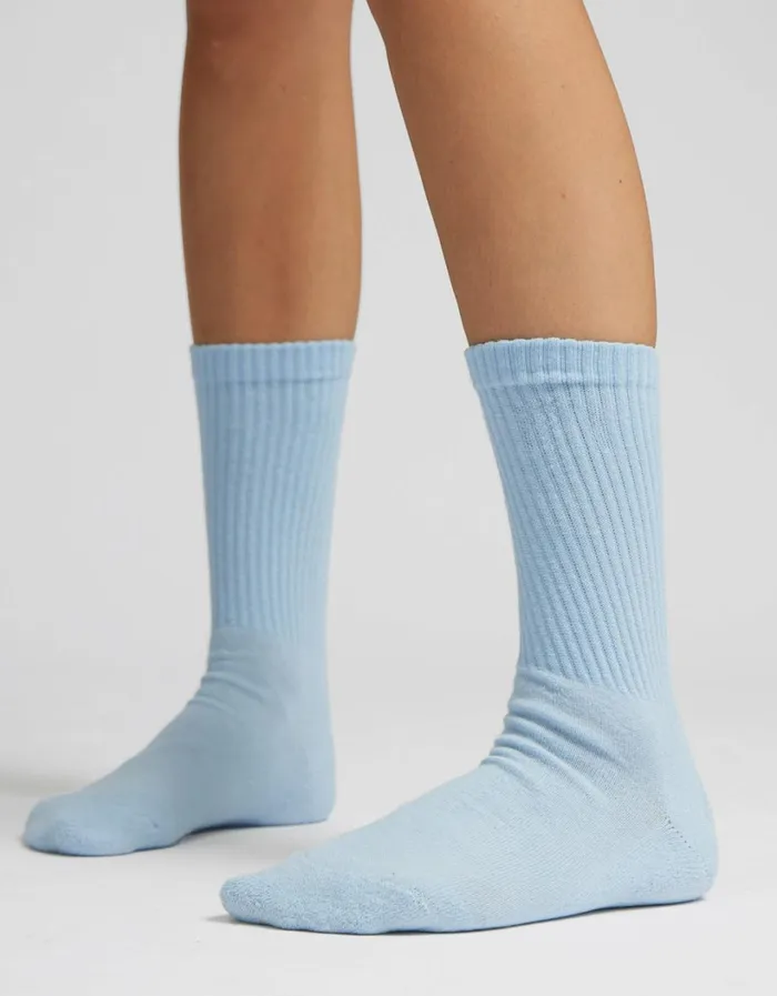 Women Organic Active Sock Emerald Green Colorful Standard Socks