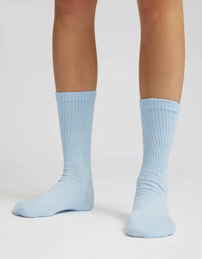Women Organic Active Sock Emerald Green Colorful Standard Socks