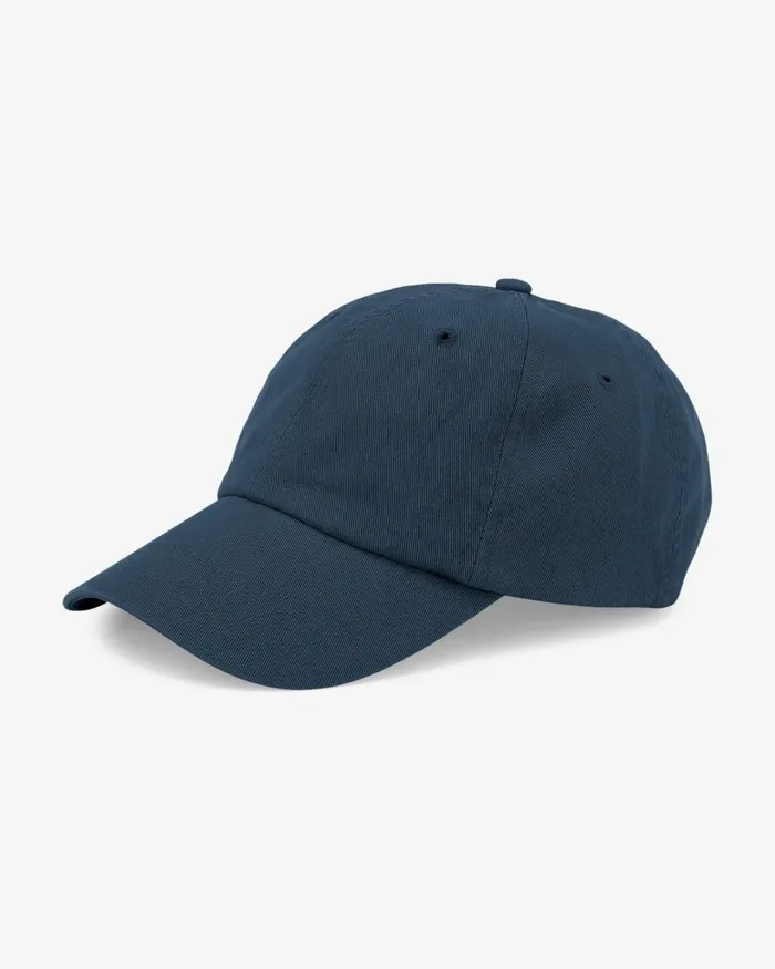 Women Organic Cotton Cap Petrol Blue Colorful Standard Caps