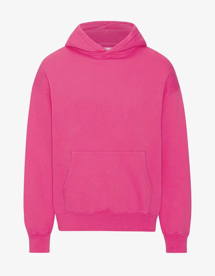 Women Organic Oversized Hood Bubblegum Pink Colorful Standard Hoodies
