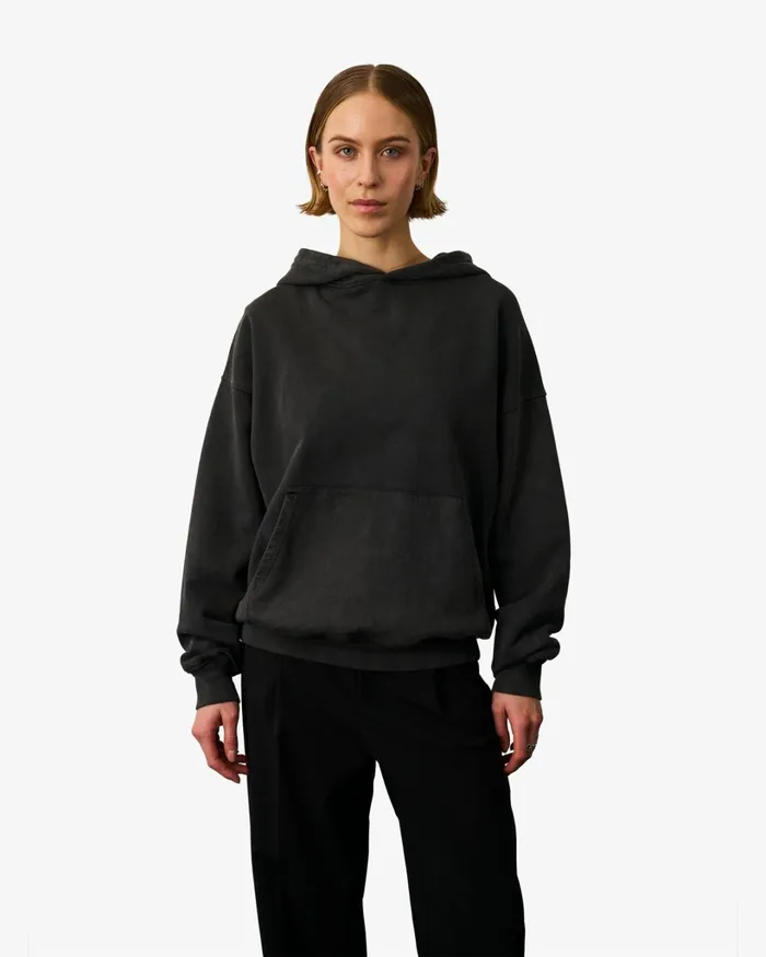Women Organic Oversized Hood Seaside Blue Colorful Standard Hoodies
