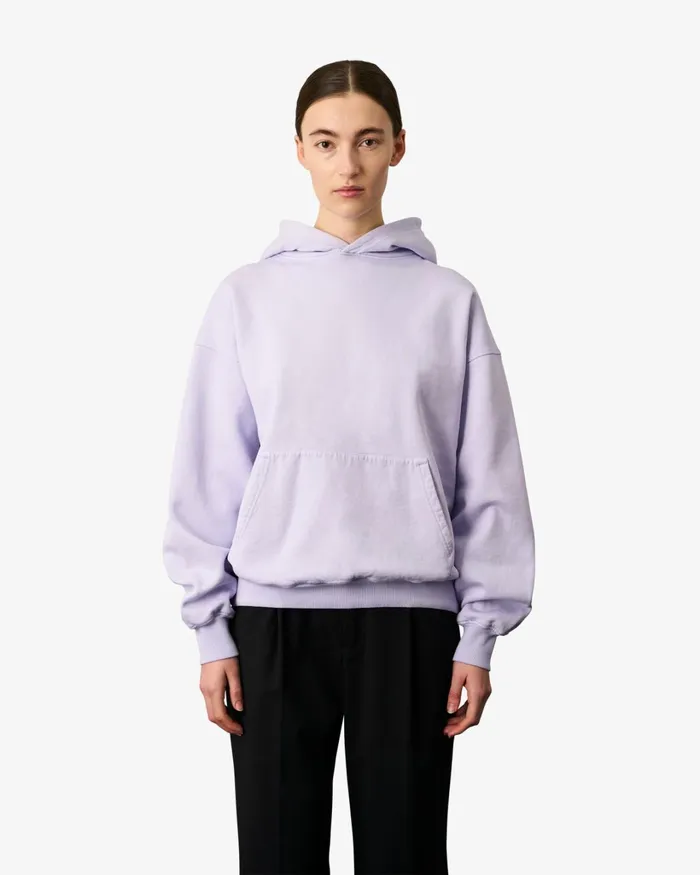 Women Organic Oversized Hood Soft Lavender Colorful Standard Hoodies