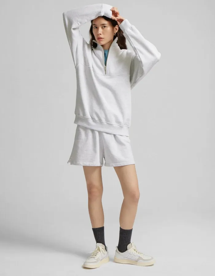 Women Organic Quarter Zip Midnight Forest Colorful Standard Quarter Zips